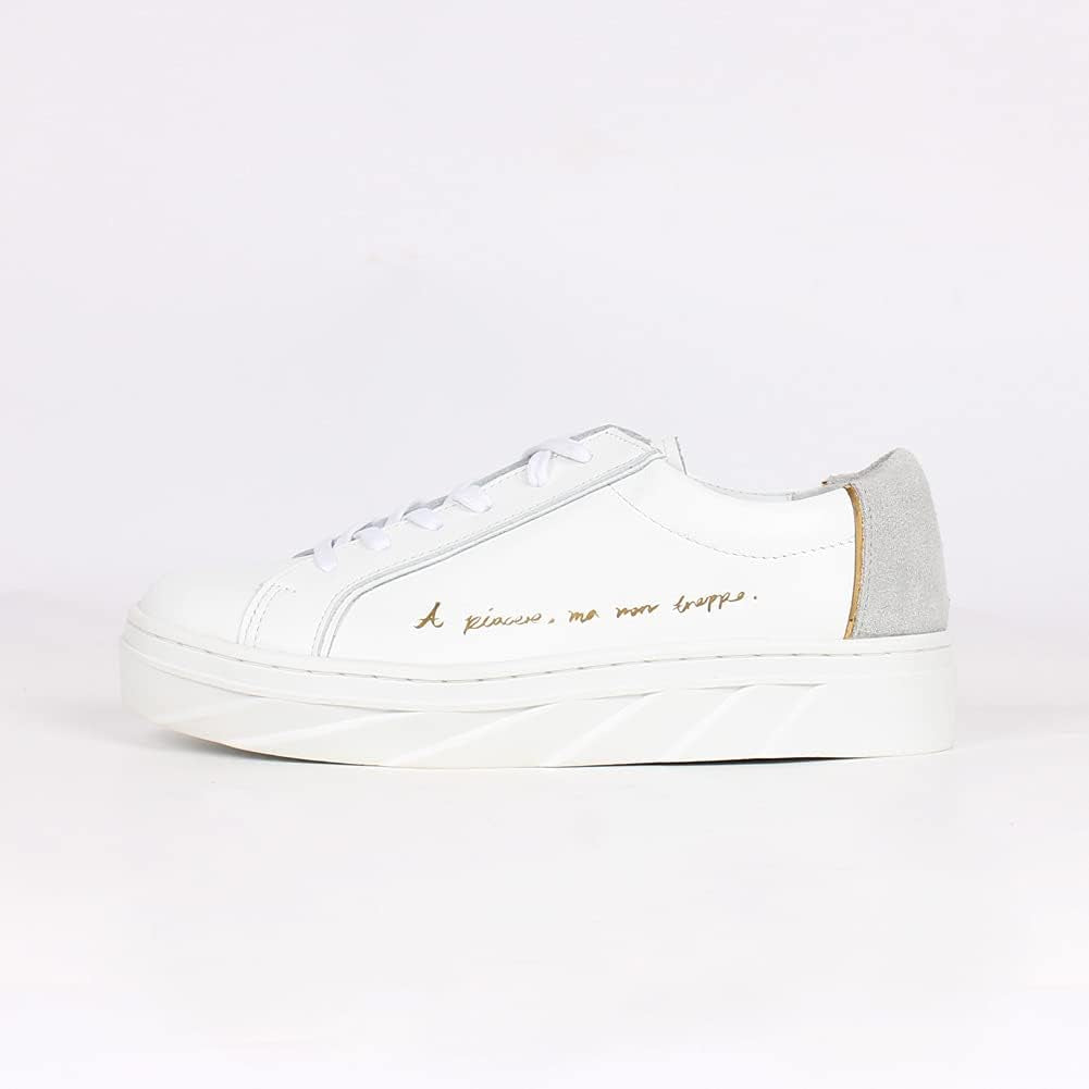 Women'S Fashion Sneakers Casual Shoes Low Top Leather Sneakers (Numeric_7) White