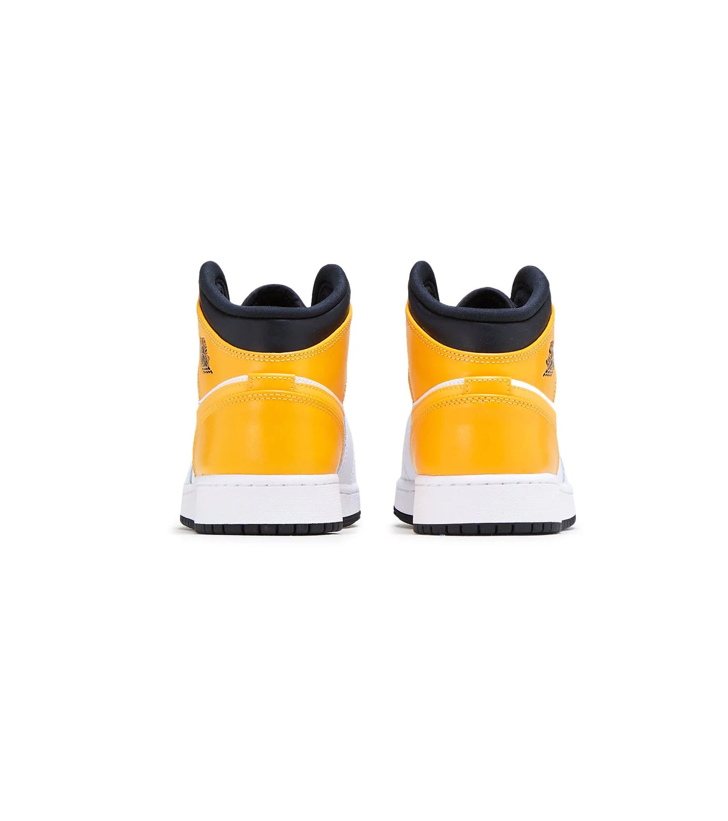 Big Kid'S 1 Mid "University Gold" White/University Gold-Blk (554725 170) - 6