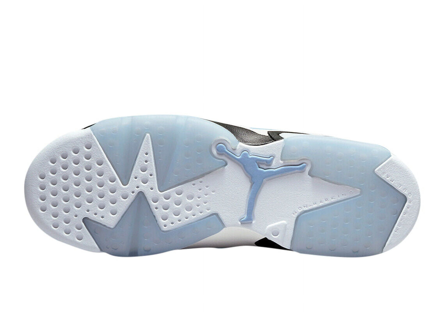 (GS) Air 6 Retro 'White / UNC University Blue' (2022) 384665-410