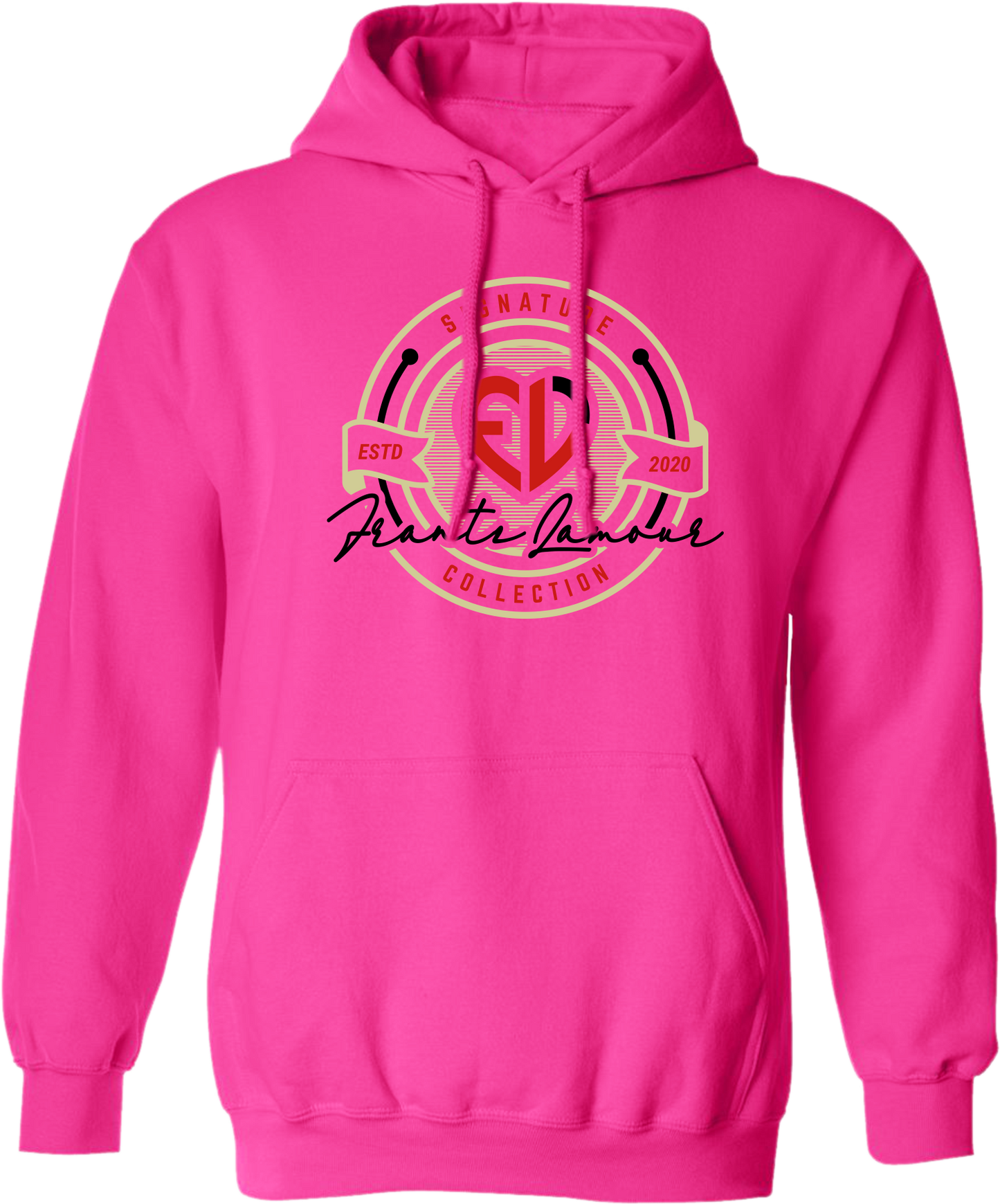 Frantz Lamour Signature Circa Pink Hoodie