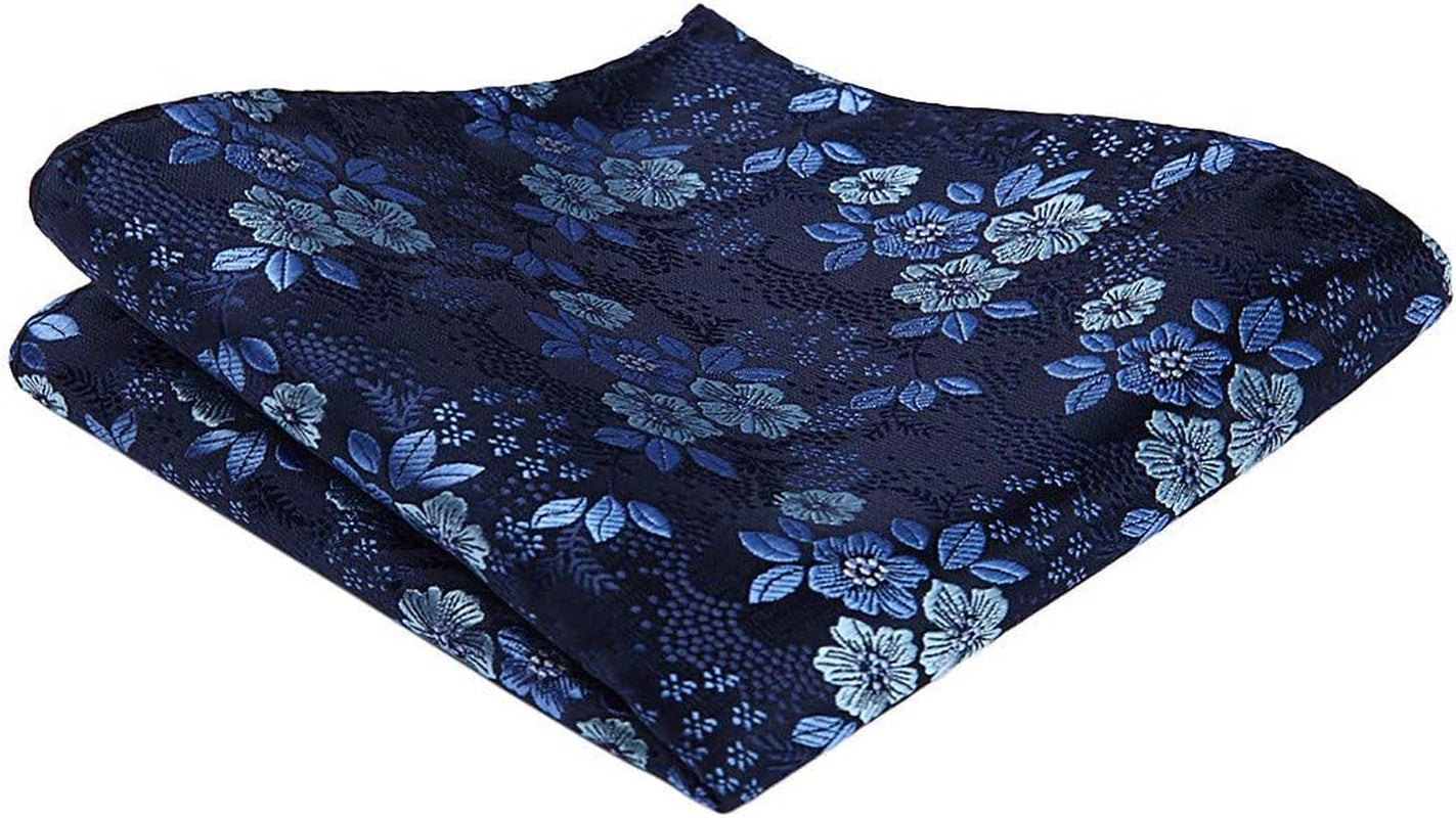 Professional Title: "Men's Pre-Tied Paisley Bow Tie and Pocket Square Set for Wedding Party"