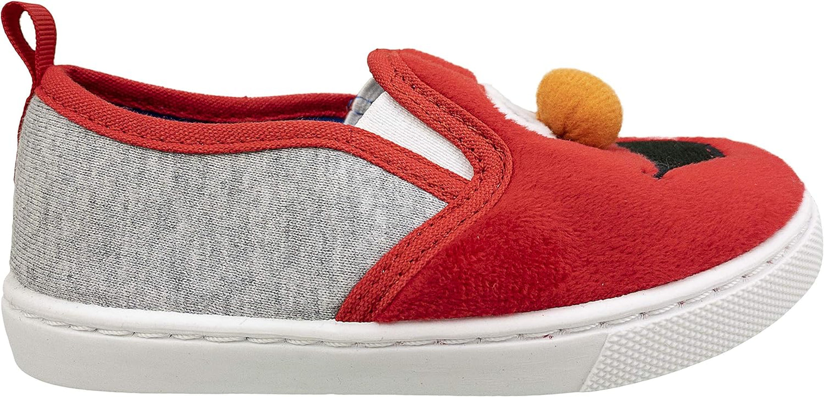 Elmo Shoes,Slip on Sneaker Toddler,Indoor Outdoor Bottom,Toddler Size 5 to 10