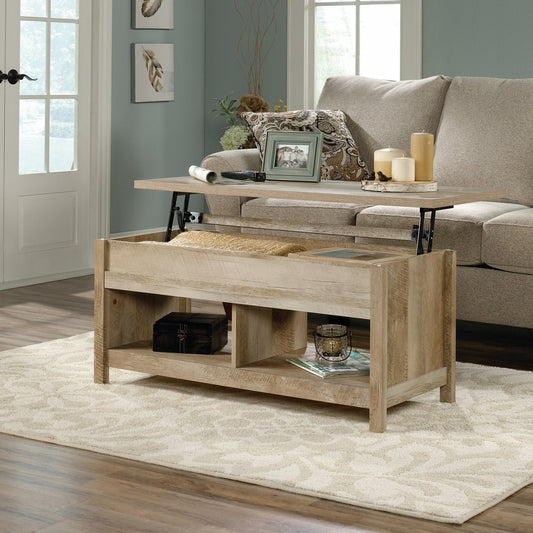 Cannery Bridge Lift-Top Coffee Table, Lintel Oak Finish