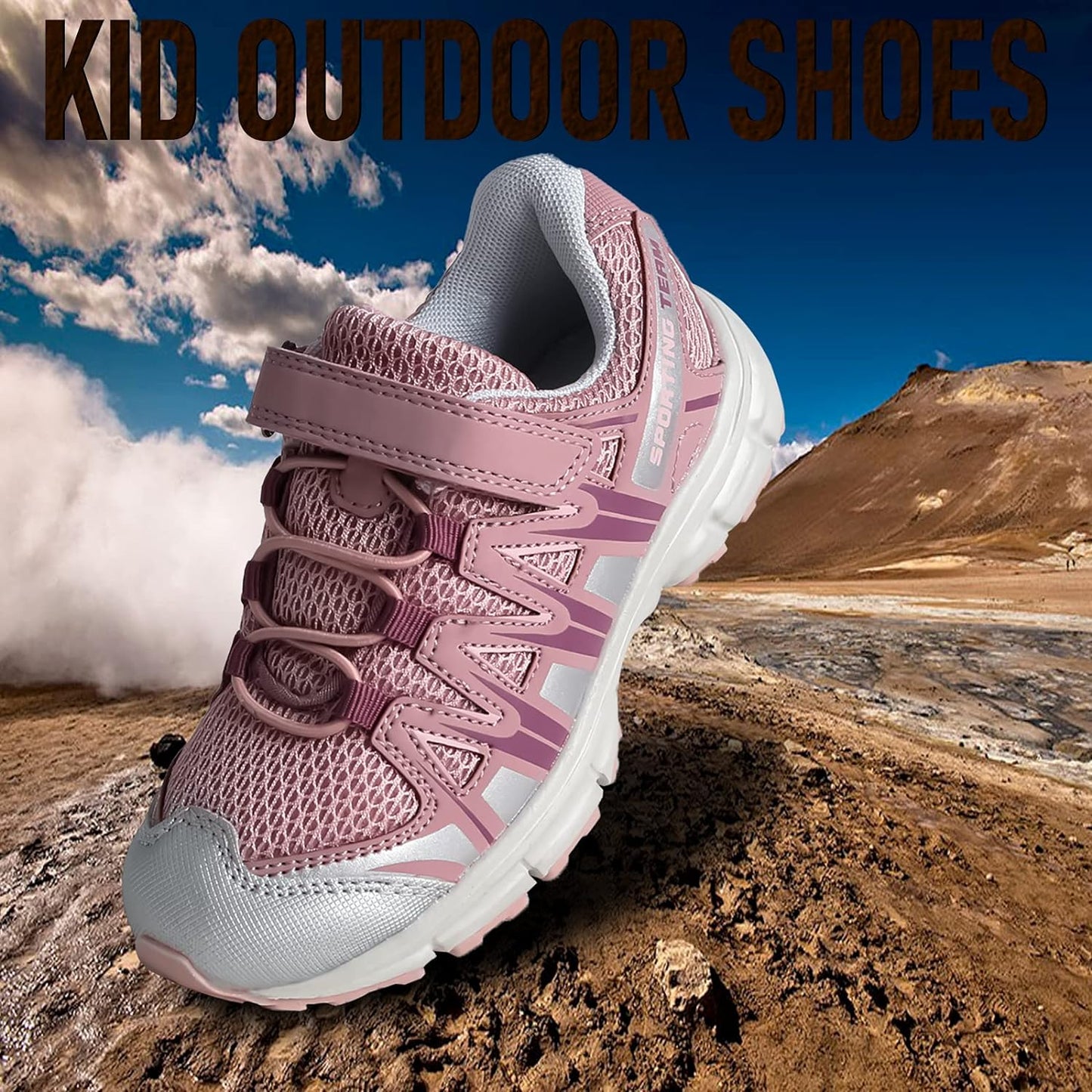 Kids Running Shoes Boys Girls Sneakers Breathable Children Outdoor Sport Hiking Shoes