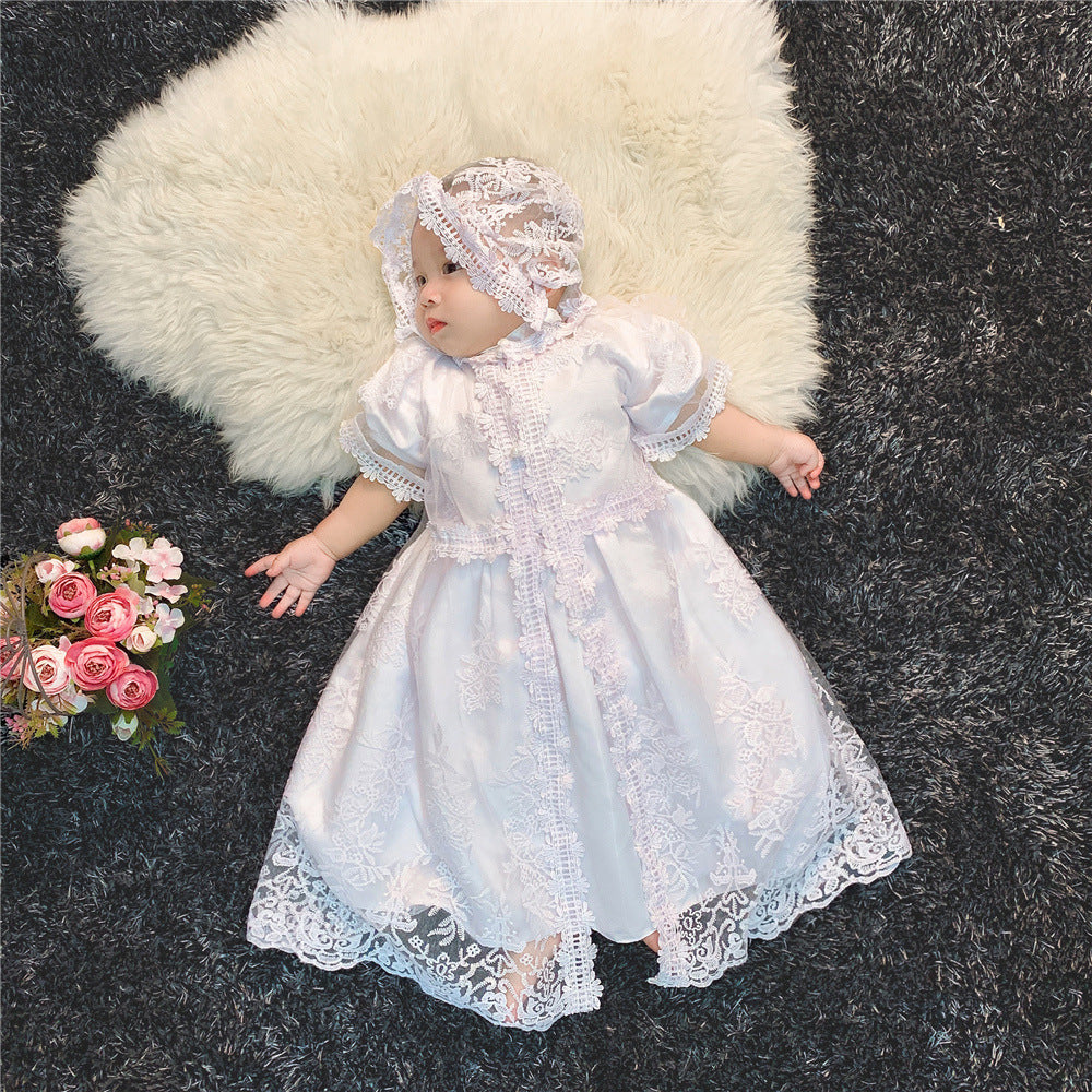 Infants And Toddlers Birthday Photography Lace Princess Dress