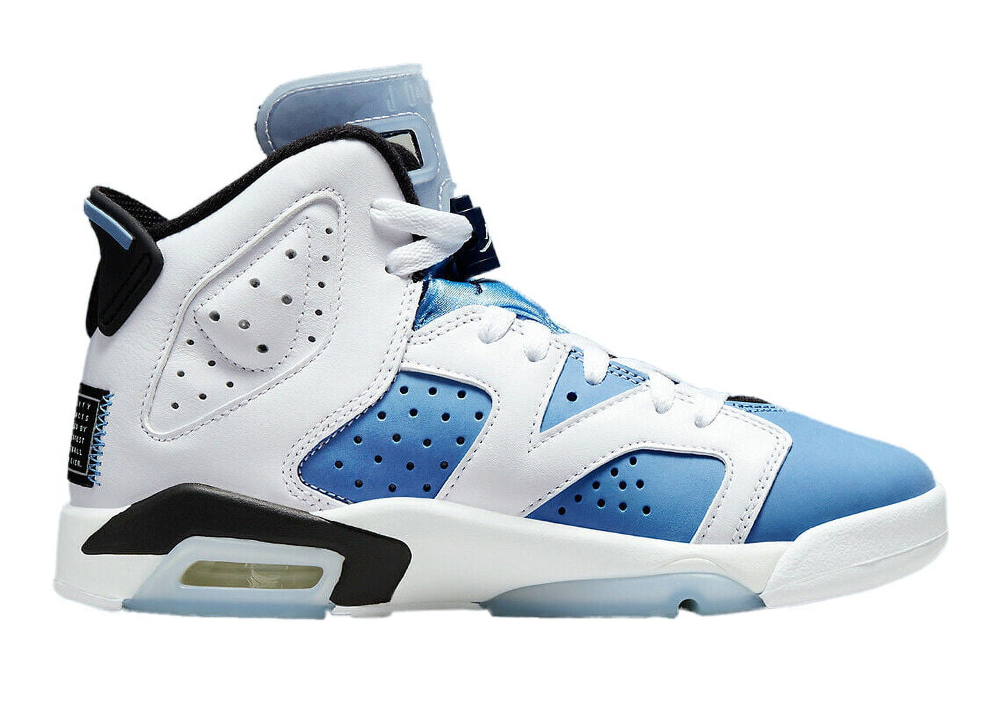 (GS) Air  6 Retro 'White / UNC University Blue' (2022) 384665-410