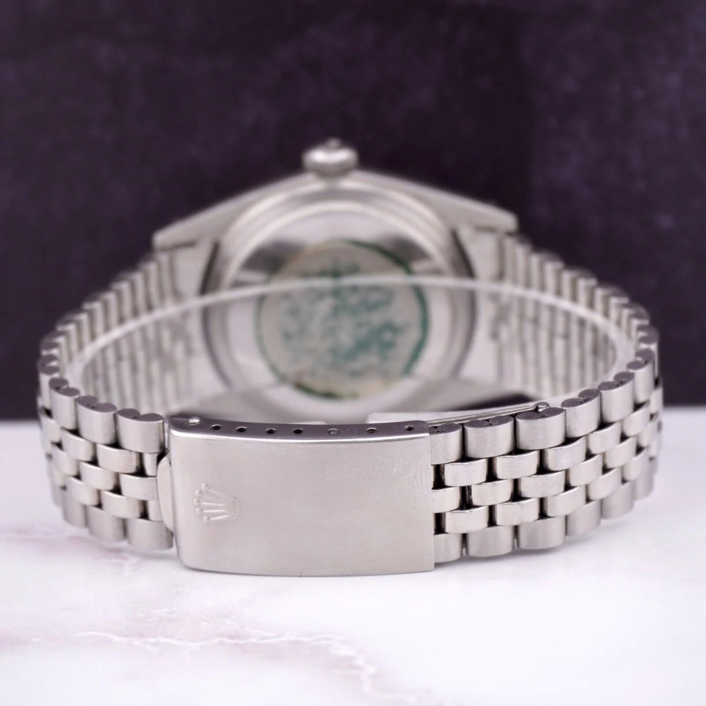 Men's 36mm Datejust Stainless Steel Watch with Jubilee Band and Silver Linen Dial