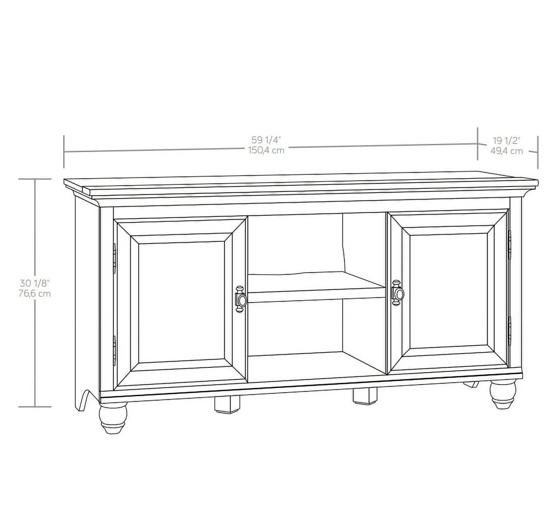 Crossmill TV Stand for Tvs up to 65", Weathered Oak Finish