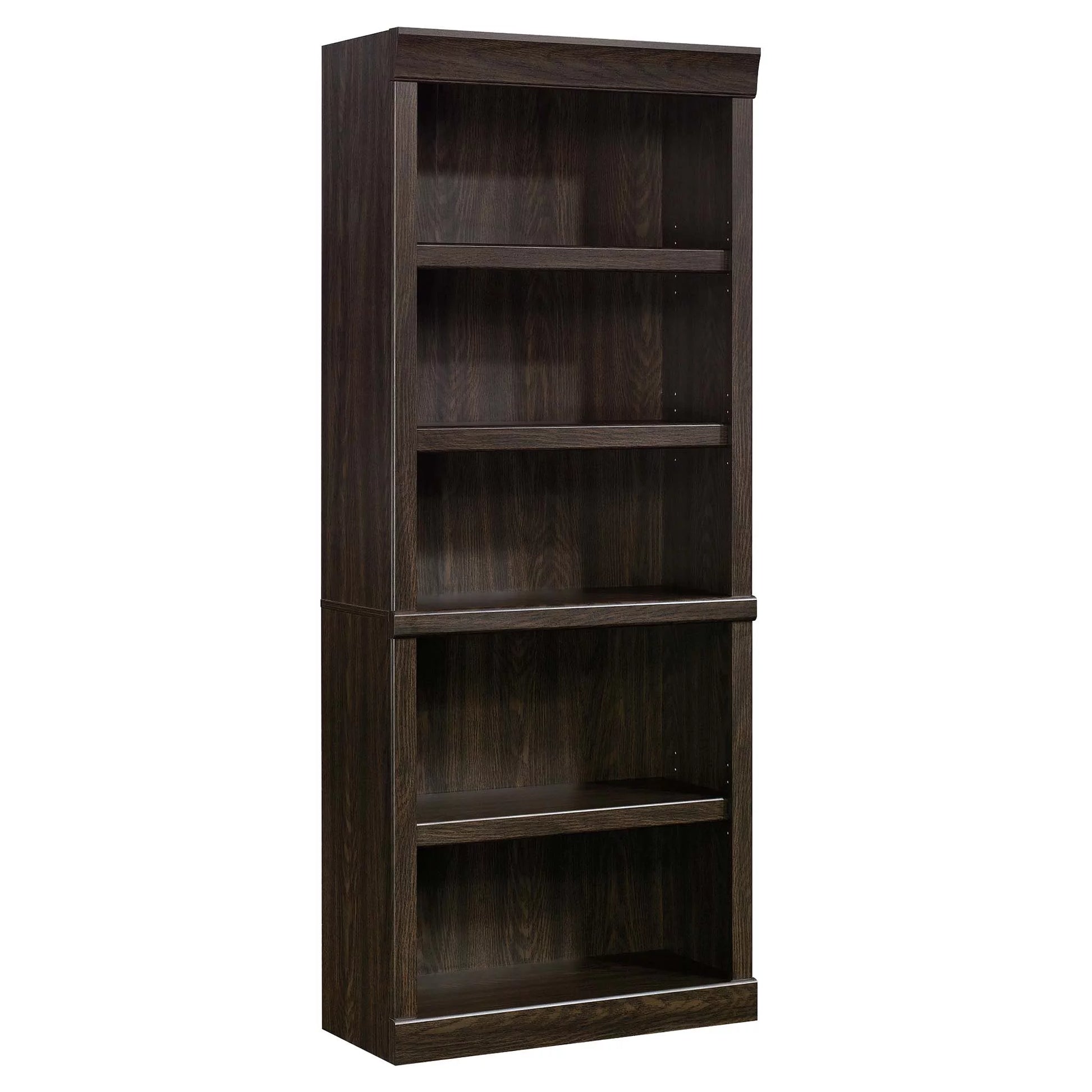 Glendale 5-Shelf Bookcase, Dark Oak